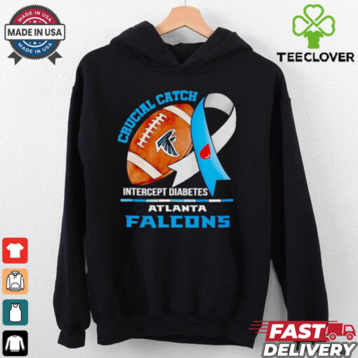 Atlanta Falcons crucial catch intercept diabetes hoodie, sweater, longsleeve, shirt v-neck, t-shirt