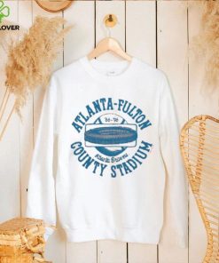 Atlanta Fulton County Stadium Hooded Sweatshirt
