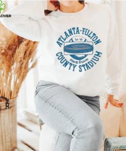 Atlanta Fulton County Stadium Hooded Sweatshirt