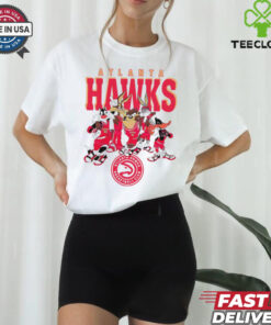 Atlanta Hawks Looney Tunes characters NBA basketball shirt