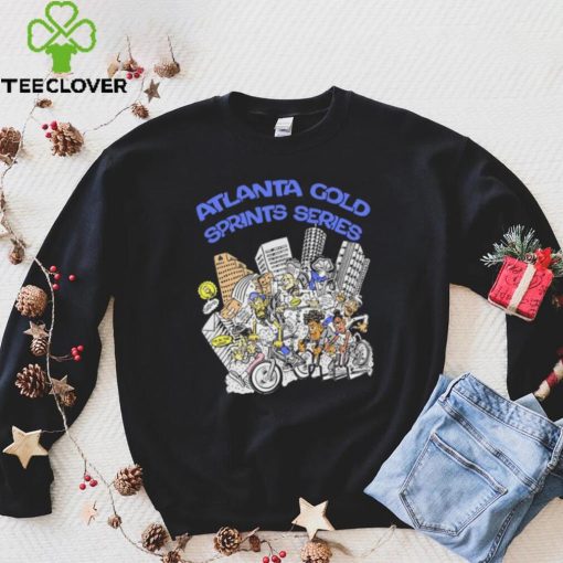 Atlanta gold sprints series caricature hoodie, sweater, longsleeve, shirt v-neck, t-shirt