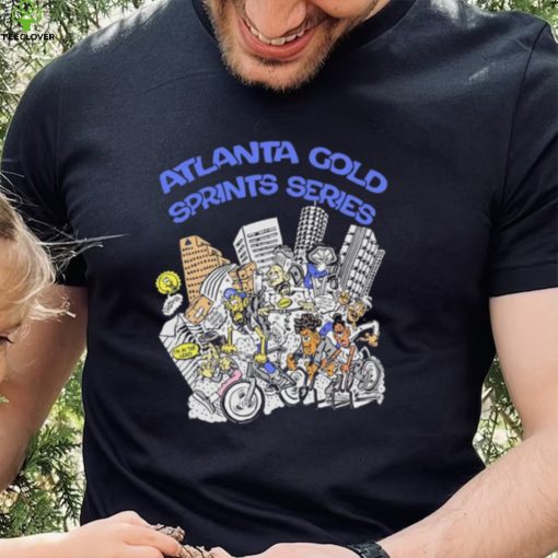 Atlanta gold sprints series caricature hoodie, sweater, longsleeve, shirt v-neck, t-shirt