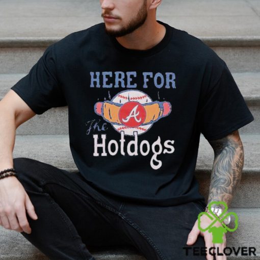 Atlanta here for the hotdogs T hoodie, sweater, longsleeve, shirt v-neck, t-shirt