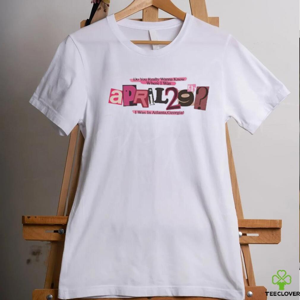 Atsevenstudio April 29Th Lyric Ver Shirt Atsevenstudio April 29Th Lyric Ver Shirt