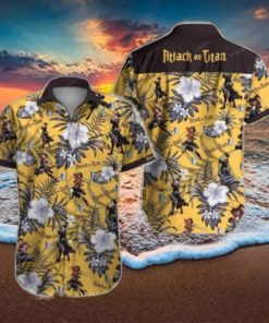 Attack On Titan Hawaiian Shirt Style Gift For Men And Women