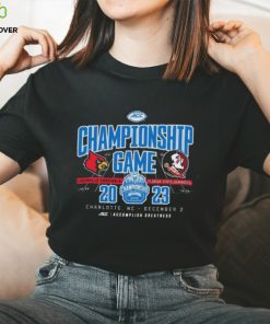 Official charlotte, NC 2023 ACC Championship Game Louisville Cardinals vs Florida State Seminoles Shirt