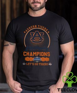 Auburn Basketball 2024 SEC Champions Let's Go Tigers Shirt