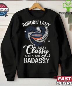 Auburn Laydy Sassy Classy And A Tad Badassy Shirt