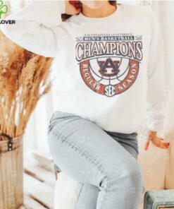 Auburn Men’s Basketball 2024 25 SEC Regular Season Champions Vintage T Shirt