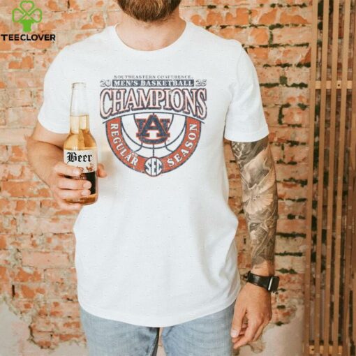 Auburn Men’s Basketball 2024 25 SEC Regular Season Champions Vintage T Shirt