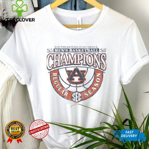 Auburn Men’s Basketball 2024 25 SEC Regular Season Champions Vintage T Shirt