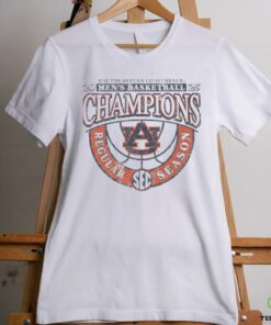 Auburn Men’s Basketball 2024 25 SEC Regular Season Champions Vintage T Shirt