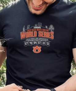 Auburn Tiger 2022 NCAA College World Series Appearances T Shirt
