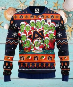 Auburn Tigers 12 Grinch Xmas Day Christmas Ugly Sweater Christmas Gift For Fans Party Hoiliday Gift
