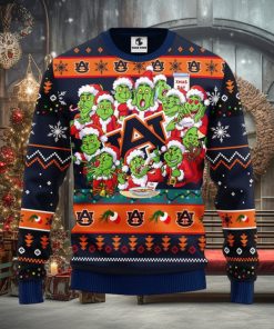 Auburn Tigers 12 Grinch Xmas Day Christmas Ugly Sweater