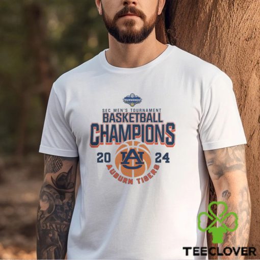 Auburn Tigers 2024 SEC Men’s Basketball Conference Tournament Champions Tee Shirt