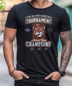 Auburn Tigers 3 Time Sec Men’s Basketball Tournament Champions Tee shirts