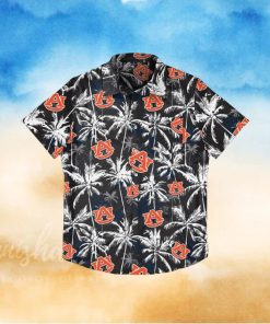 Auburn Tigers Black Floral Hawaiian Shirt