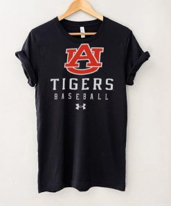 Auburn Tigers Blue Baseball Tech Performance T Shirt