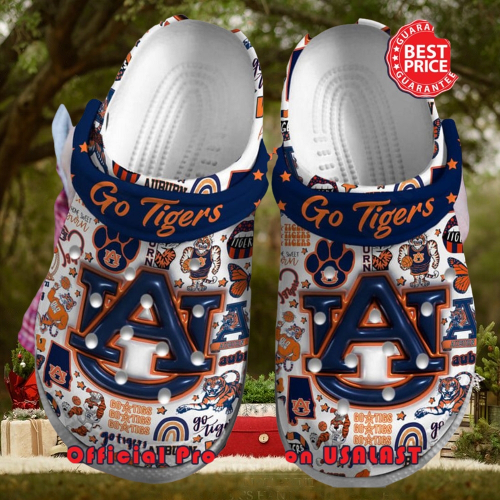 Auburn Tigers Damn Go Tigers Crocs Clog Shoes