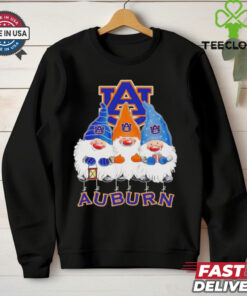 Auburn Tigers Fans Gnomies Merry Christmas shirt