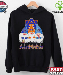 Auburn Tigers Fans Gnomies Merry Christmas shirt