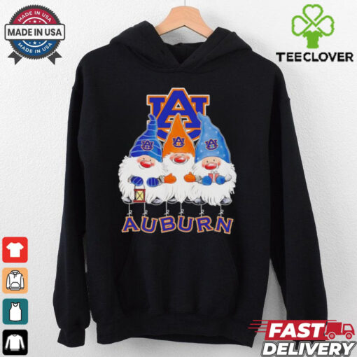 Auburn Tigers Fans Gnomies Merry Christmas shirt