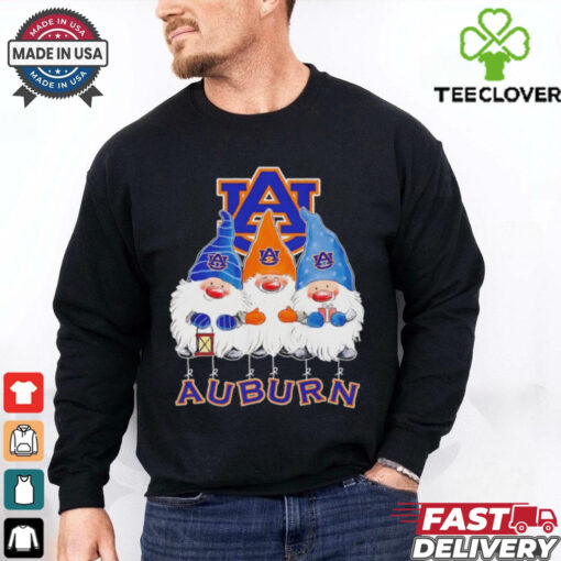 Auburn Tigers Fans Gnomies Merry Christmas shirt