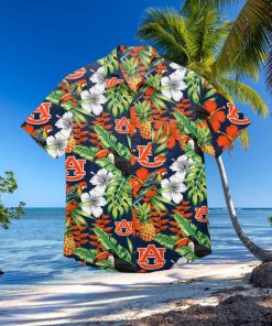 Auburn Tigers Floral Hawaiian Shirt