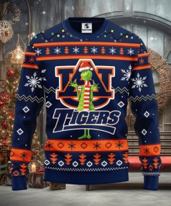 Auburn Tigers Funny Grinch Christmas Ugly Sweater