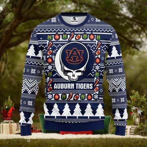 Auburn Tigers Grateful Dead Ugly Christmas Sweater Sport Christmas Gift Ideas