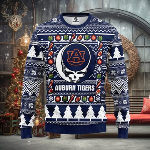 Auburn Tigers Grateful Dead Ugly Christmas Sweater Sport Christmas Gift Ideas