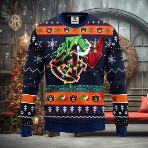 Auburn Tigers Grinch Christmas Ugly Sweater