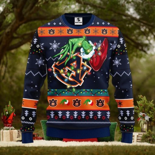 Auburn Tigers Grinch Christmas Ugly Sweater