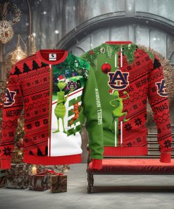 Auburn Tigers Grinch & Scooby doo Christmas Ugly Sweater 1