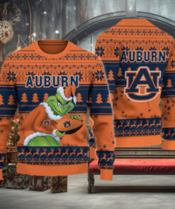 Auburn Tigers Grinch Ugly Christmas Sweater