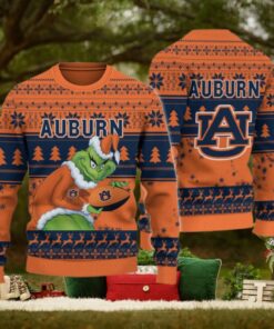 Auburn Tigers Grinch Ugly Christmas Sweater