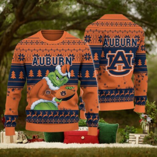Auburn Tigers Grinch Ugly Christmas Sweater