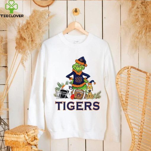 Auburn Tigers Grinch and Max dog funny Christmas hoodie, sweater, longsleeve, shirt v-neck, t-shirt