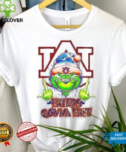 Auburn Tigers Grinch middle finger haters gonna hate hoodie, sweater, longsleeve, shirt v-neck, t-shirt