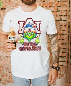 Auburn Tigers Grinch middle finger haters gonna hate hoodie, sweater, longsleeve, shirt v-neck, t-shirt