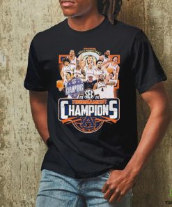 Auburn Tigers Men’s Basketball Team SEC Tournament Champions 2024 Shirt