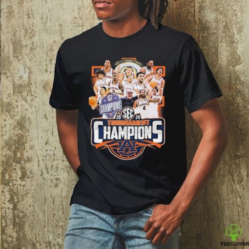 Auburn Tigers Men’s Basketball Team SEC Tournament Champions 2024 Shirt