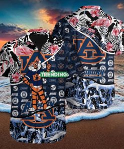 Auburn Tigers NCAA Custom Name Hawaiian Shirt Best Gift For Men And Women Fans hawaiian shirt