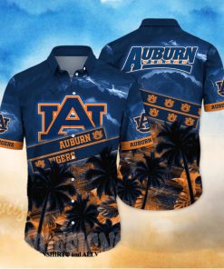 Auburn Tigers NCAA Floral Classic Full Printed Hawaiian Shirt