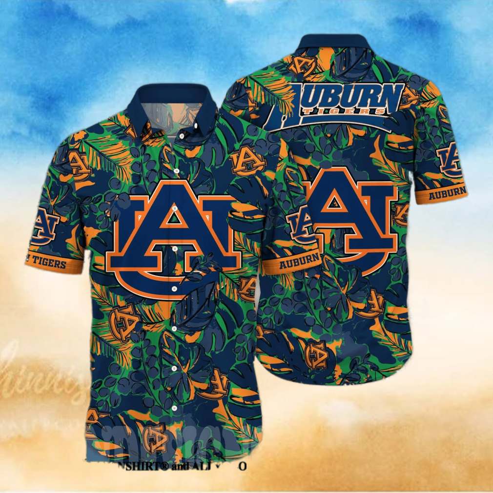 Auburn Tigers NCAA Floral Full Printing Classic Hawaiian Shirt Auburn Tigers NCAA Floral Full Printing Classic Hawaiian Shirt