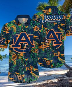 Auburn Tigers NCAA Floral Full Printing Classic Hawaiian Shirt