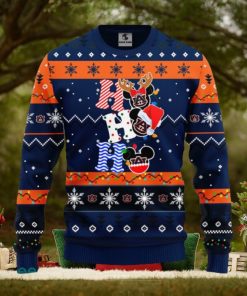 Auburn Tigers NCAA Team HoHoHo Mickey Funny Christmas Gift Men And Women Ugly Christmas Sweater