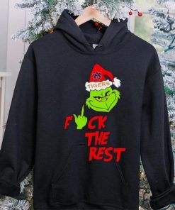 Auburn Tigers Santa Grinch fuck the rest hoodie, sweater, longsleeve, shirt v-neck, t-shirt