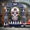 Minnesota Vikings Skull Flower Ugly Christmas Ugly Sweater